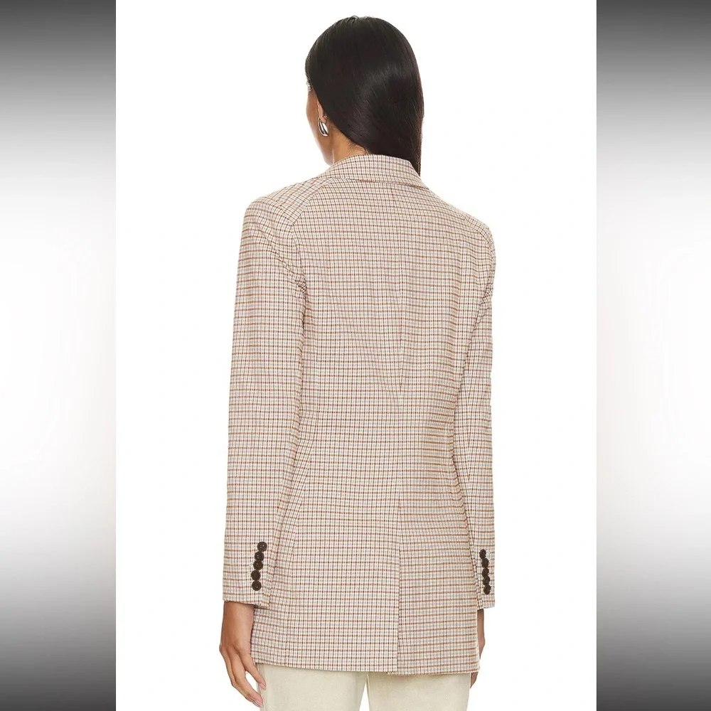 1. STATE • REVOLVE Houndstooth Double Breasted Blazer Size 6 - Picture 3 of 10